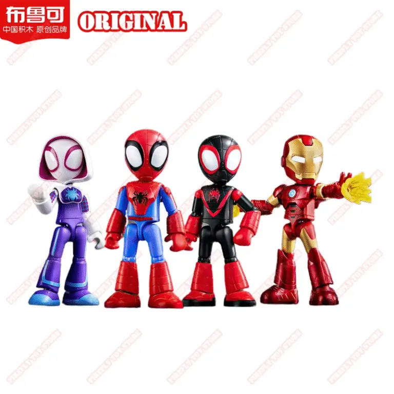 Đồ chơi mô hình Blokees Figures - Spidey and friends 74801- FPlay AL01 - spider Peter Parker - 74801 - Ảnh 7