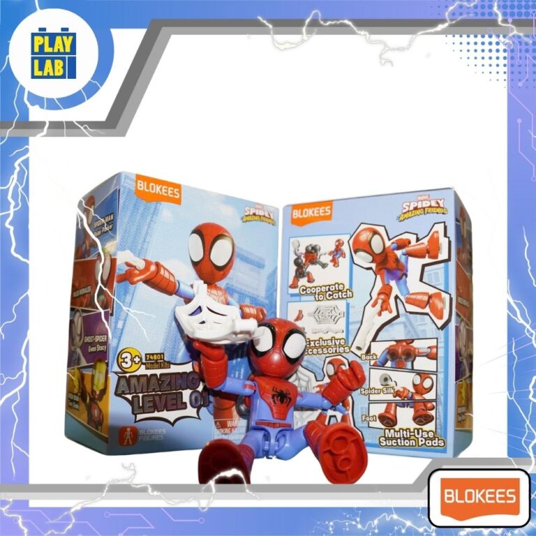 Đồ chơi mô hình Blokees Figures - Spidey and friends 74801- FPlay AL01 - spider Peter Parker - 74801