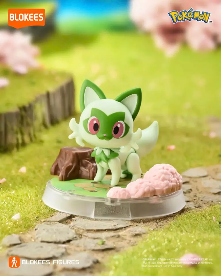 Blokees Figures - Pokemon 74003 - Pokemon Classic Edition S- Sprigatito
