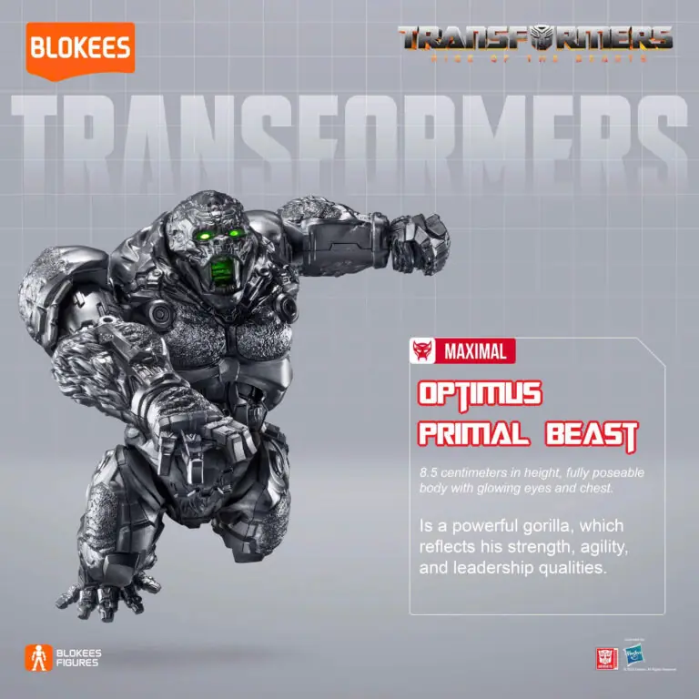 Blokees Figures - Transformers (Model Kit) 71144 - Classic Class(CC) 04 - Optimus Primal Beast (Luminous Eyes) - Ảnh 2
