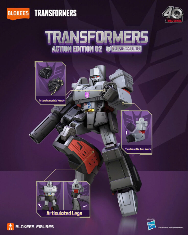 Blokees Figures - Transformers Limited Model Kit 71167-Transformers AE02 - G1 Megatron (20cm) - Ảnh 2
