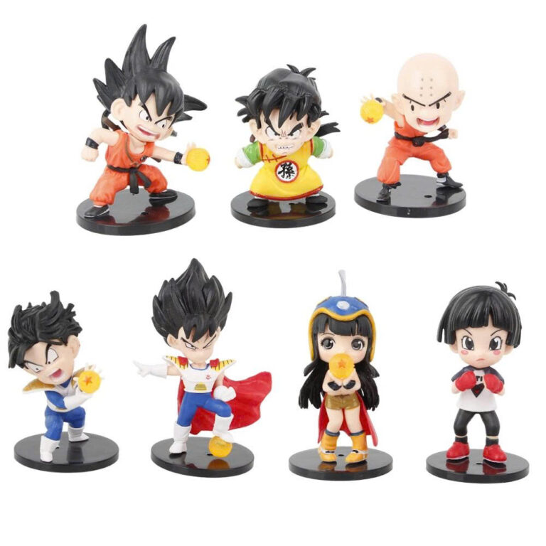 Mô hình dragonball Bộ 7 nhân vật - Cao 7-11cm - nặng 45gram - Figure dragonball - Hộp Màu- SKU : hm174 - K12-T1-S5