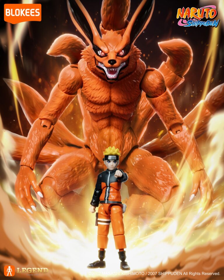 Blokees 73524 NARUTO SHIPPUDEN FIGURES AE01 - Nine Tails (Kurama) - Ảnh 4